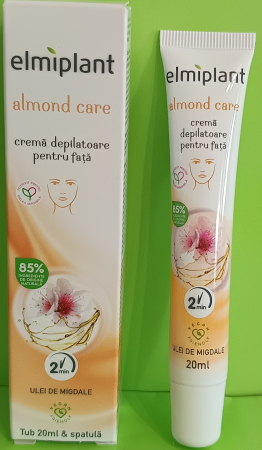 produse epilare - Crema depilatoare pentru fata, 20 ml, Elmiplant la Nana Plafar
