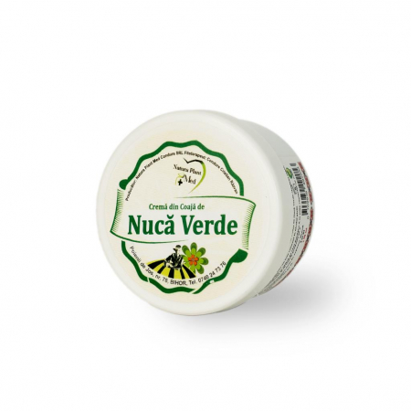 hemoroizi crema unguent - CREMA din COAJA de NUCA VERDE,  50 ml, Natura Plant