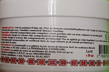 CREMA din COAJA de NUCA VERDE,  50 ml, Natura Plant la Nana Plafar [1]