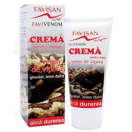 CREMA GEL pentru Masaj cu VENIN DE VIPERA FAVIVENOM, Favisan la Nana Plafar [2]
