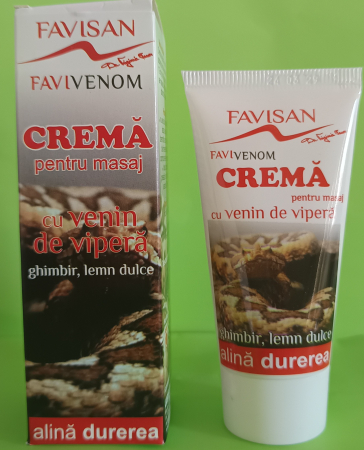 CREMA GEL pentru Masaj cu VENIN DE VIPERA FAVIVENOM, Favisan la Nana Plafar [5]