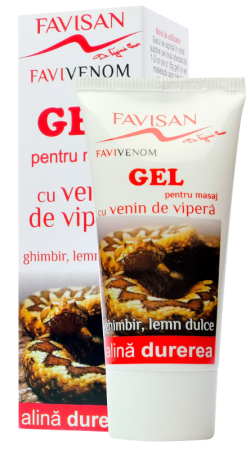 CREMA GEL pentru Masaj cu VENIN DE VIPERA FAVIVENOM, Favisan la Nana Plafar