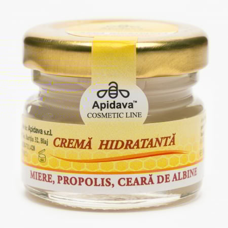 ingrijirea Tenului - Crema hidratanta cu Miere, Propolis si Ceara de Albine, 30ml - APIDAVA