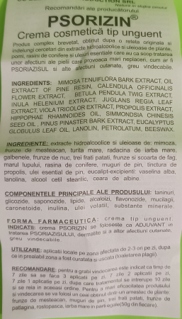 Crema ingrijire piele PSORIZIN, 50 ML [2]