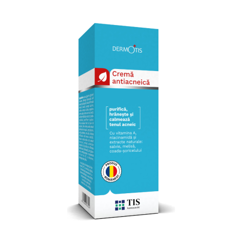 COSMETICE - CREMA, LOTIUNE ANTIACNEICA DERMOTIS, 50ml, TIS Farmaceutic la Nana Plafar