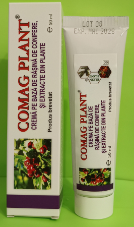 dureri articulatii uz extern - CREMA pe baza de Rasina de Conifere si Extracte din Plante COMAG PLANT, 50ml ELZIN PLANT la Nana Plafar