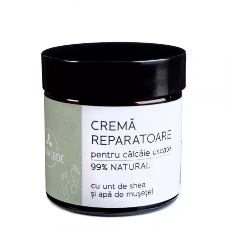 ingrijirea Picioarelor - Crema reparatoare pentru Calcaie Uscate, cu Unt de Shea, 60ml, Trio Verde