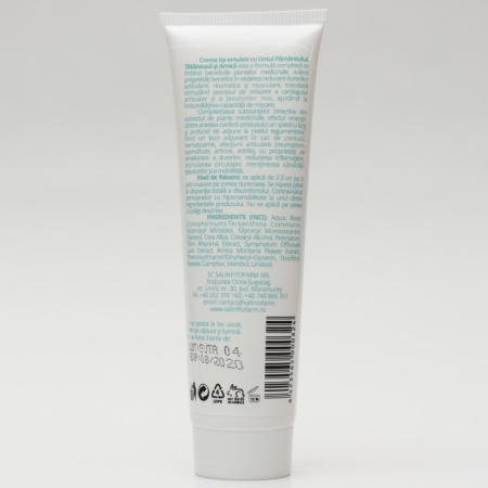 CREMA TIP EMULSIE CU UNTUL PAMANTULUI, TATANEASA , ARNICA 75 ML TIBULEAC [2]