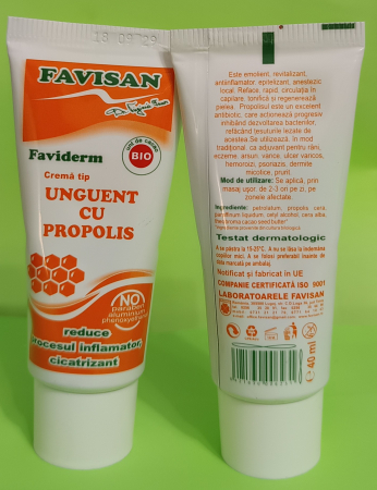 CREMA tip Unguent cu Propolis Faviderm 40ml , FAVISAN la Nana Plafar [1]