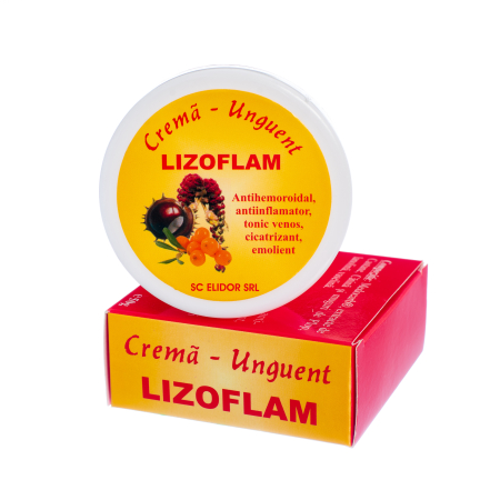 hemoroizi crema unguent - Crema unguent Lizoflam, 50 g, Elidor la Nana Plafar
