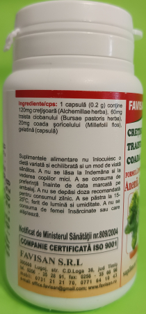 Cretisoara, Traista Ciobanului si Coada Soricelului 40 capsule, FAVISAN [2]