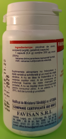 Crom, 40 capsule, Favisan [3]