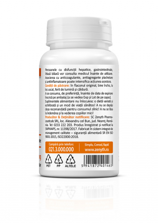 CURCUMIN si PIPERINA 500 mg, Zenyth [2]