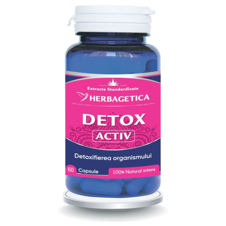 DETOX ACTIV,  capsule, Herbagetica la Nana Plafar