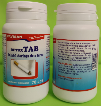 Detoxtab Favisan, 70 capsule [2]