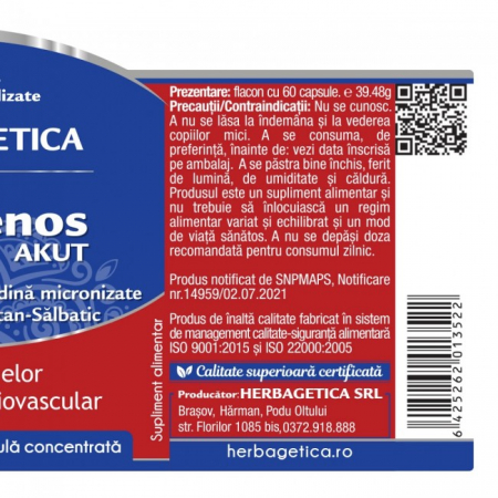 DETRAVENOS AKUT, Herbagetica [2]