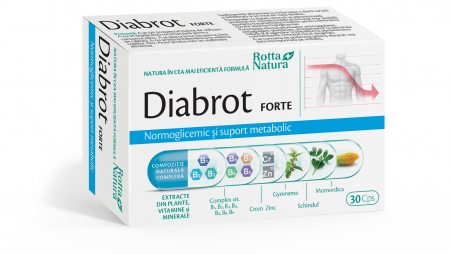 DIABROT FORTE NORMOGLICEMIC, 30  capsule, Rotta Natura