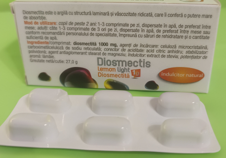 DIOSMECTIS LEMON LIGHT, 18 comprimate, BioSunLine Helcor [2]