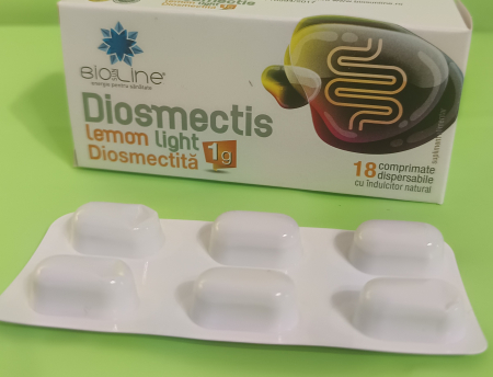 DIOSMECTIS LEMON LIGHT, 18 comprimate, BioSunLine Helcor [1]