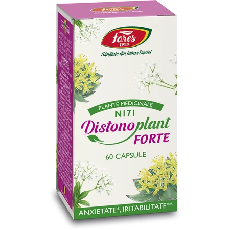 cardioprotector copii - Distonoplant Forte N171, 60 capsule, Fares