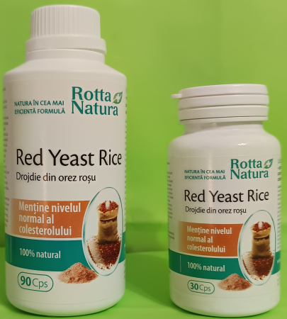 DROJDIE DIN OREZ ROSU RED YEAST RICE 635mg Rotta Natura la Nana Plafar [2]