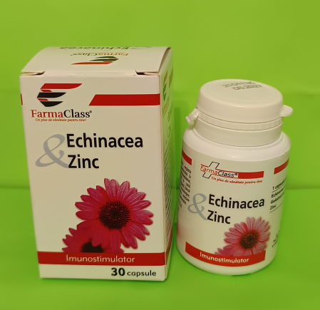 ECHINACEA si ZINC 240mg, 30 capsule, FarmaClass la Nana Plafar [1]