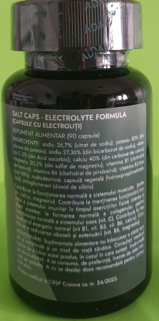 ELECTROLITI Salt Caps, 90 capsule, Adams Supplements la Nana Plafar [1]