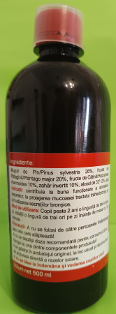 Elixir pulmonar din Muguri de Pin, Patlagina si Catina - NATURAPLANT [1]