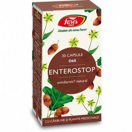 antidiareice - ENTEROSTOP D68, 30 capsule, Fares
