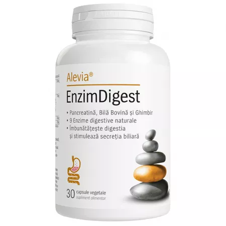 enzime digestive - EnzimDigest, 30 capsule, Alevia    la Nana Plafar