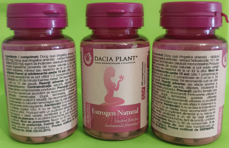 sindrom Premenstrual - Estrogen natural Sublima, 60 comprimate, Dacia Plant