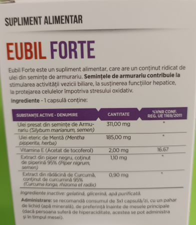EUBIL FORTE, capsule, Parapharm la Nana Plafar [2]