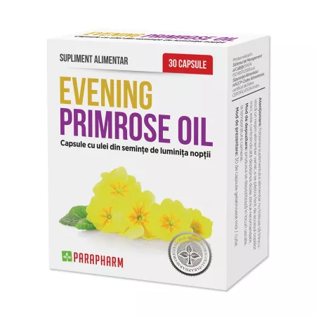 regenerare celulara - EVENING PRIMROSE OIL, 30 capsule, Parapharm