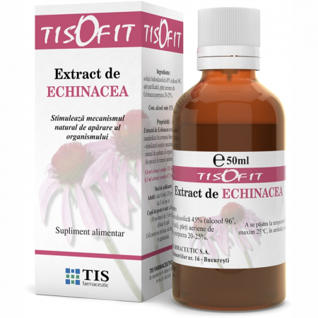 ulei,tincturi copii - EXTRACT de ECHINACEA TISOFIT 50 ml, Tis Farmaceutic