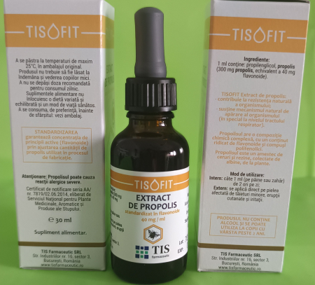 EXTRACT de PROPOLIS TISOFIT, 30 ml, Tis Farmaceutic [1]