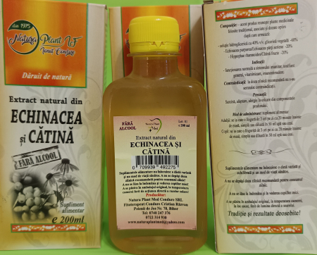 Extract din Echinacea si Catina, 200 ml (fara alcool), Natura Plant  la Nana Plafar [2]