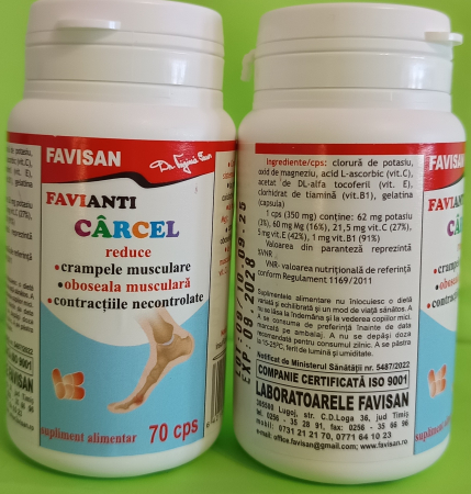 FAVIANTI CARCEL 70 capsule, Favisan [2]