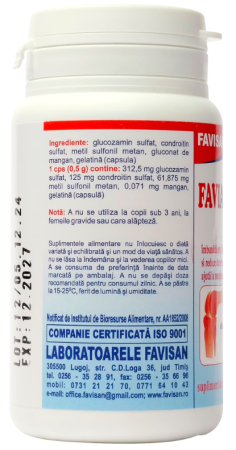 Faviartrosan, 70 capsule, Favisan la Nana Plafar [1]