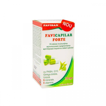 regenerare celulara - Favicapilar Forte Favisan, 70 capsule
