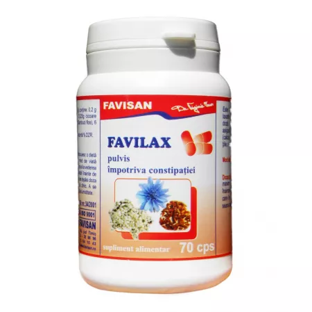 aparatul URINAR - Favilax, 70 capsule, Favisan la Nana Plafar