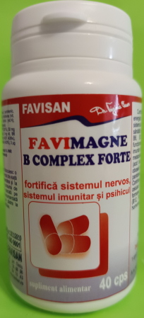 FaviMagne B complex forte, 40 capsule, Favisan