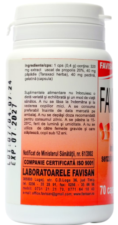 Favisvelt SL-FVS1, 70 capsule, favisan [1]