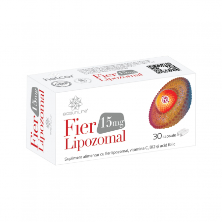 FIER LIPOZOMAL 15 mg, 30 capsule, BioSunLine Helcor