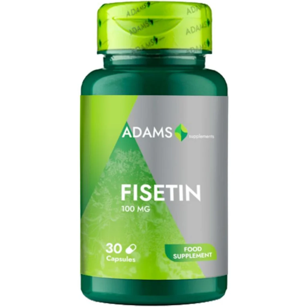 SUPLIMENTE PENTRU ADULTI - FISETIN 100 mg ADAMS Supplements la nana plafar