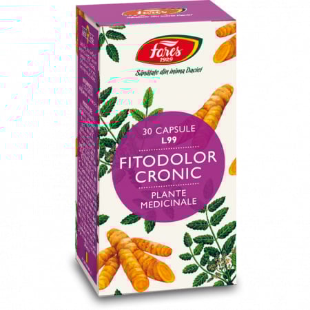 Durerea articulatiilor - FITODOLOR L99, 30 capsule, Fares