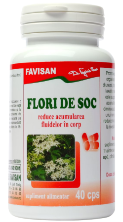 Flori de soc, 40 capsule, Favisan la Nana Plafar