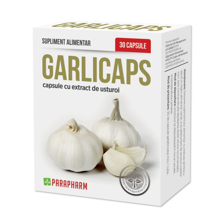 infectii tract respirator superior - GARLICAPS 270mg, 30 capsule, Parapharm