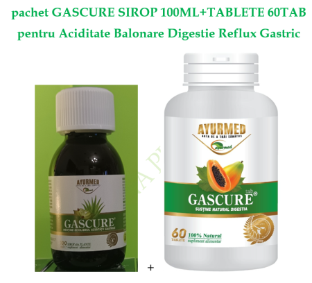 enzime digestive - GASCURE, Ayurmed antiacid nana plafar