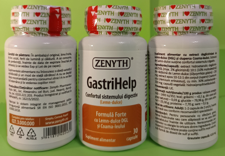 GASTRIHELP protector gastric, 30 capsule, Zenyth [1]