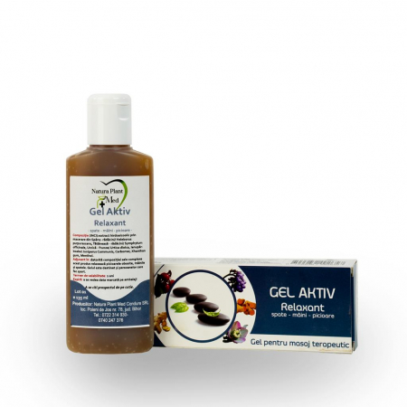 masaj sportivi - Gel aktiv Relaxant – maini-spate-picioare - NATURAPLANT